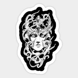 The Third Eye Custom Tattoo Design Sticker